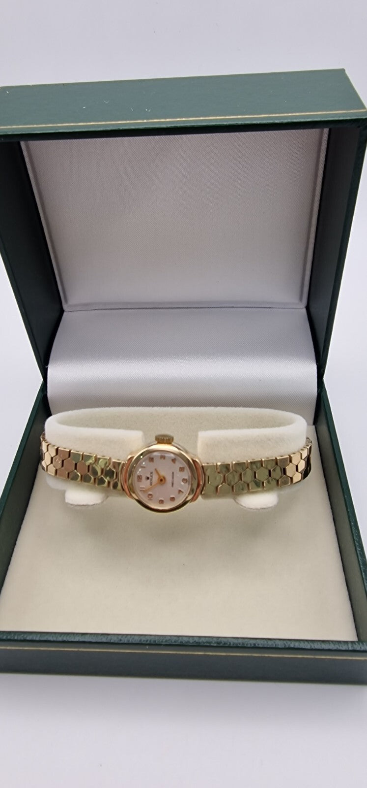 Rolex Precision 9ct Gold Ladies Watch, 1950s