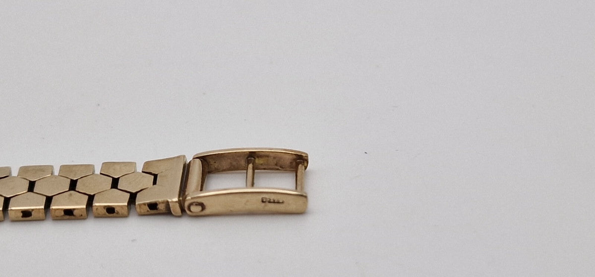 Rolex Precision 9ct Gold Ladies Watch, 1950s