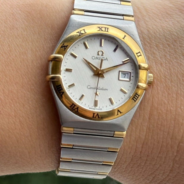 Omega Constellation Gold & Steel Ladies Watch