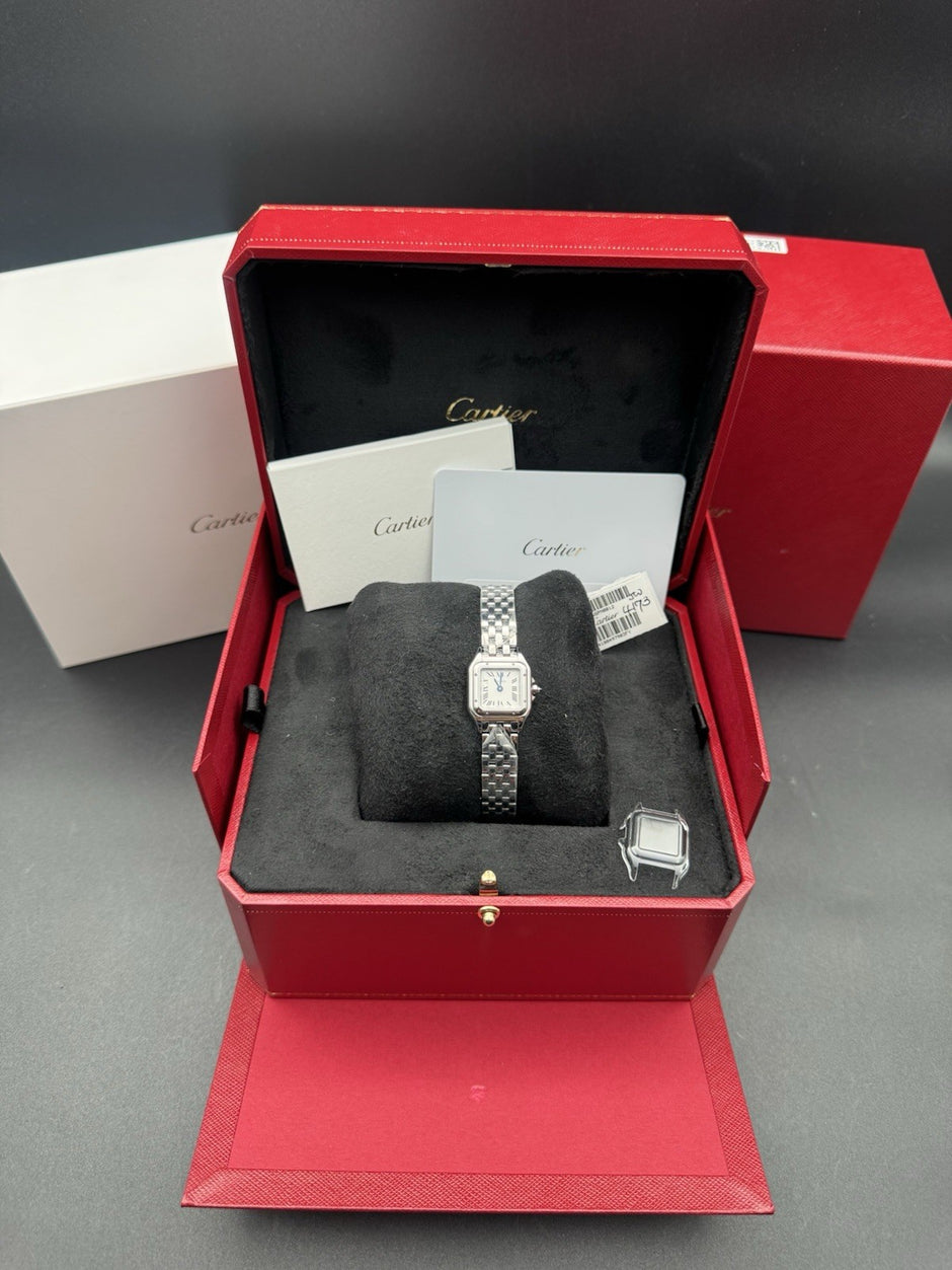 Cartier Panthere Mini Model Quartz Stainless Steel Ladies Watch WSPN0012 UNWORN