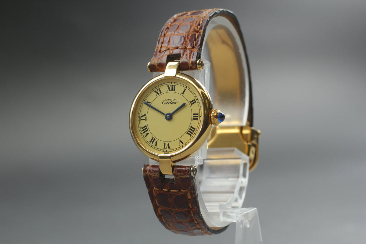 Cartier Must Vermeil Watch, With Papers