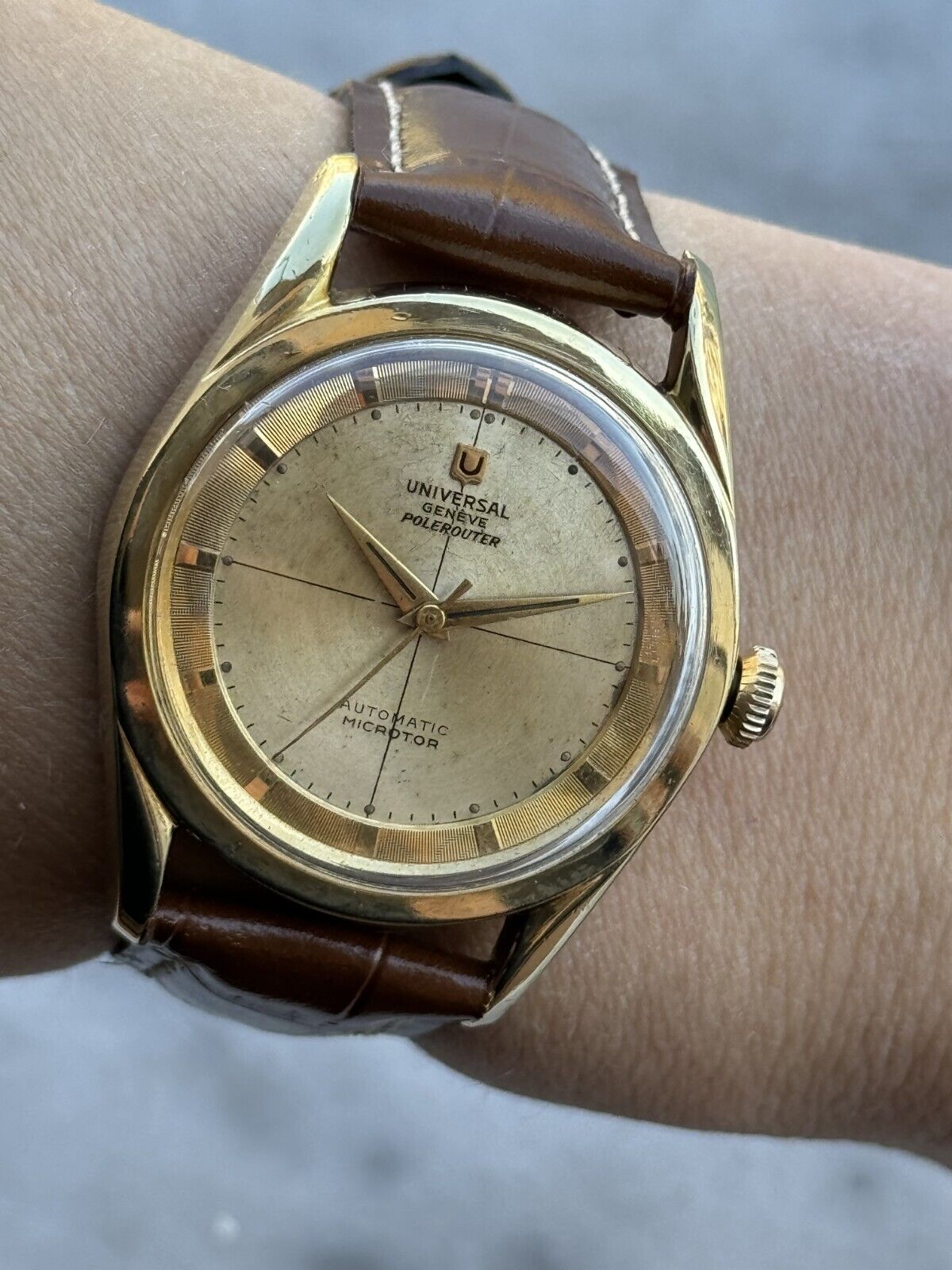 Universal Geneve Polerouter Micro-Rotor Watch