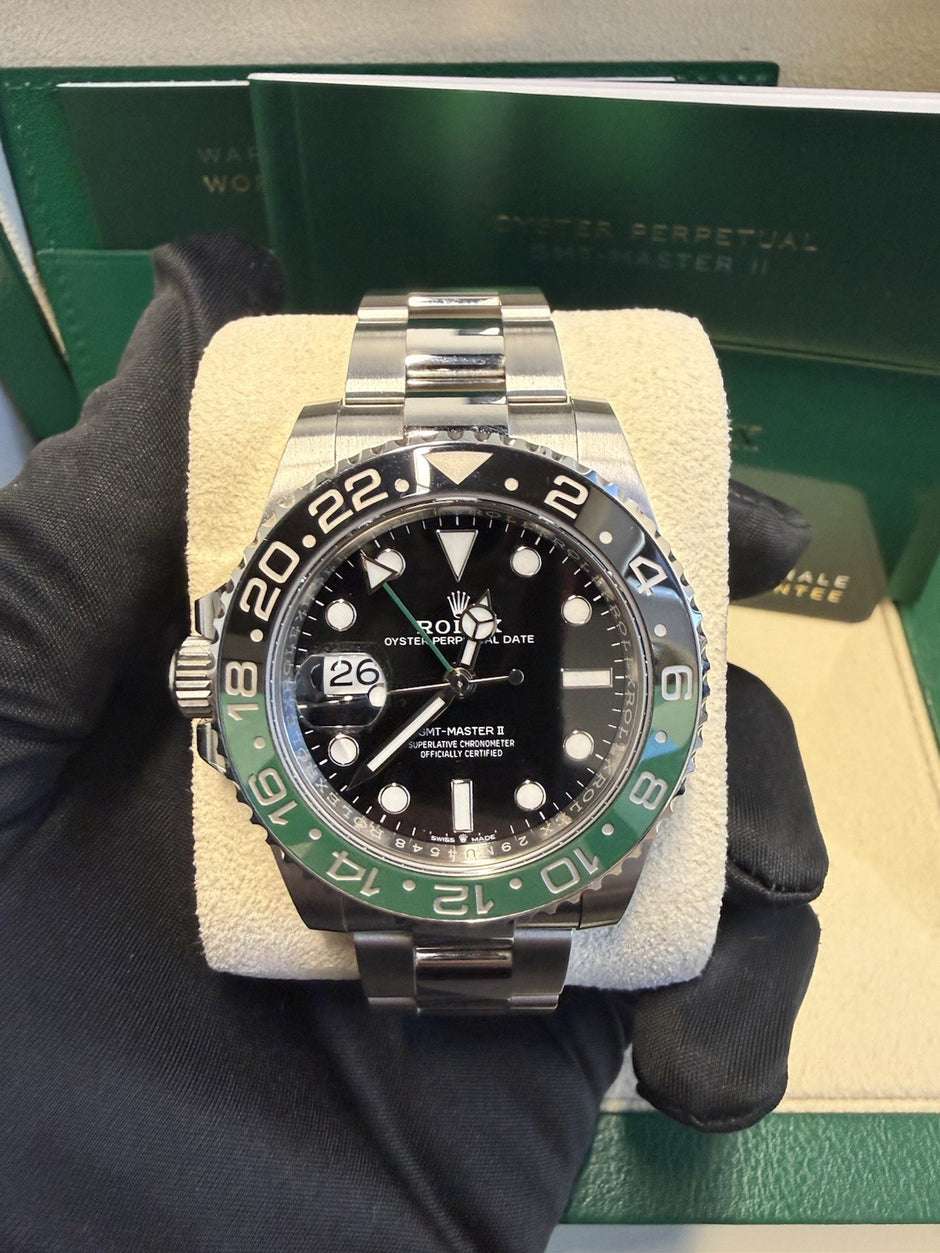 2024 Rolex GMT Master II 40mm 126720VTNR Sprite on Oyster Mint Complete Set