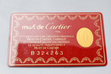 Cartier Must Tank Red Dial Watch, Full Set