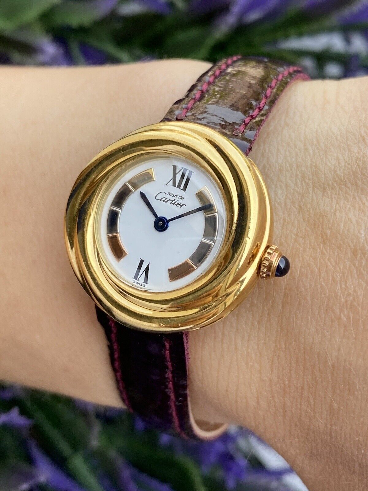 Cartier Must de Vermeil Trinity Watch, Vintage