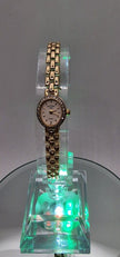 Rotary 9ct Gold Diamond Bezel Ladies Watch