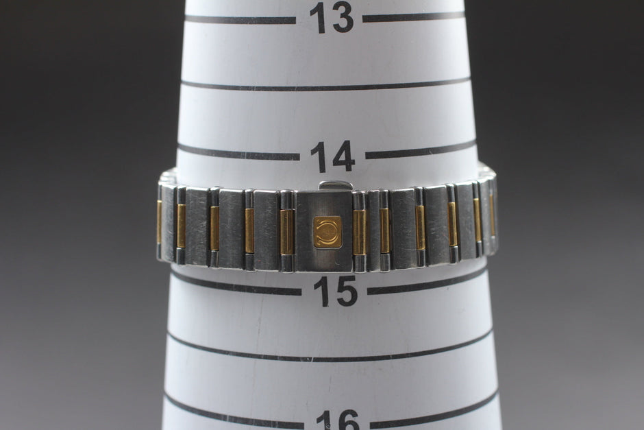 Omega Constellation 18K Gold Diamond Watch