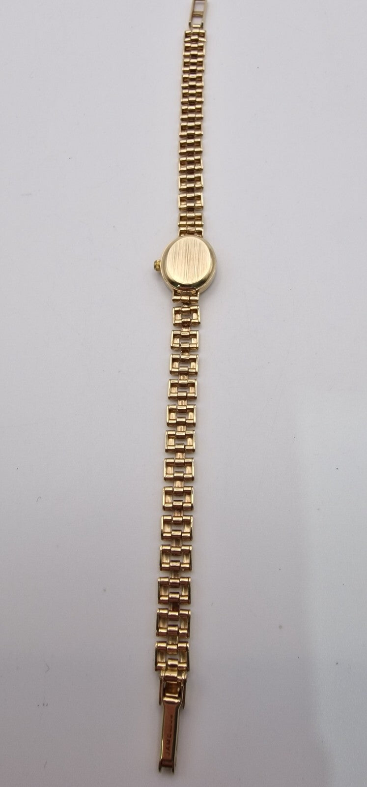 Rotary 9ct Gold Diamond Bezel Ladies Watch
