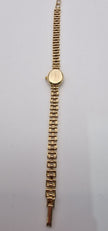 Rotary 9ct Gold Diamond Bezel Ladies Watch