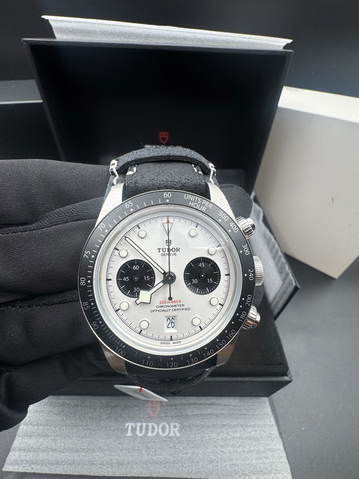 2025 Tudor Black Bay Chrono Panda White Dial M79360N-0006  Unworn Complete Set