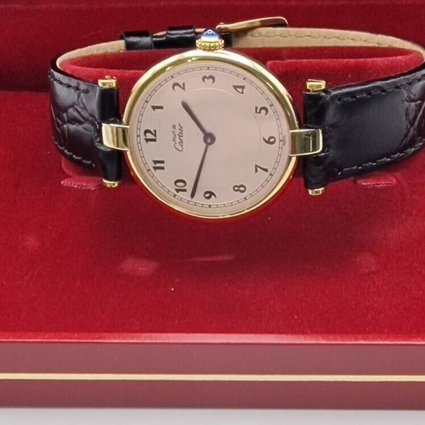 Must de Cartier Vendome Watch, Mid Size