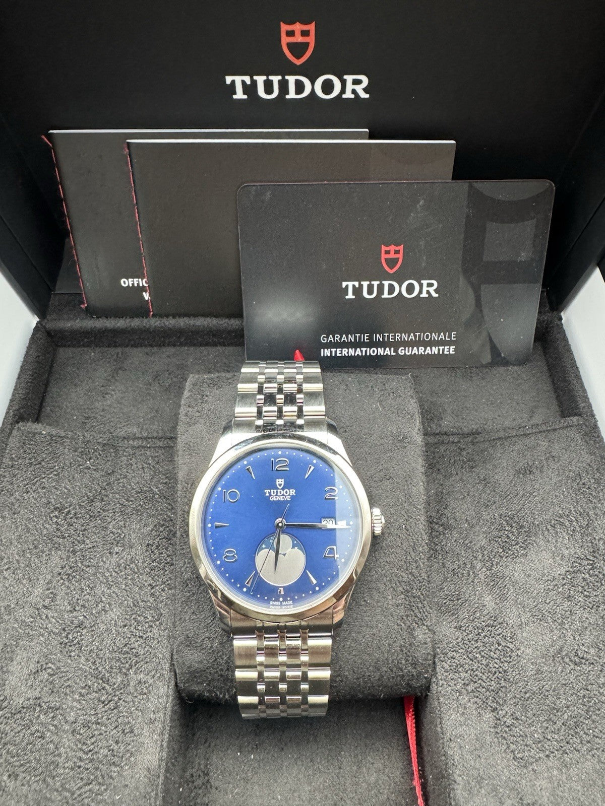 2026 Tudor 1926 Luna 39mm Mens Watch Steel Moon Phase  Blue Dial M91560-0002
