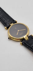Must de Cartier Vendome Ladies Watch, Black Dial