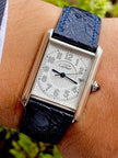Cartier Tank XL Quartz Silver Watch Ref. 2414 | Watchlunex