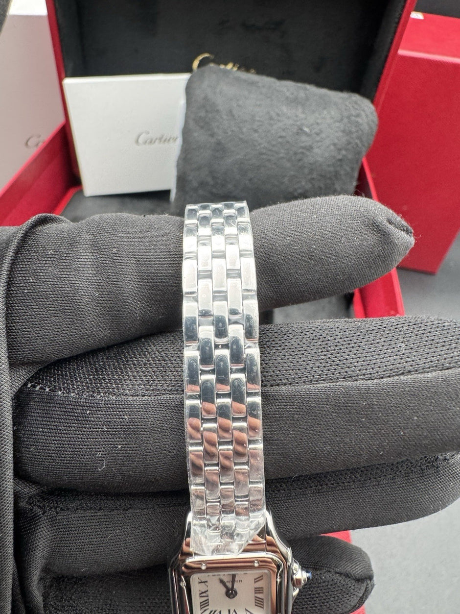 Cartier Panthere Mini Model Quartz Stainless Steel Ladies Watch WSPN0012 UNWORN