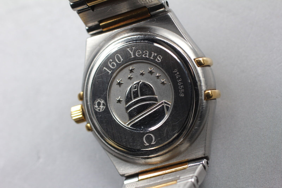 Omega Constellation 18K Gold Diamond Watch