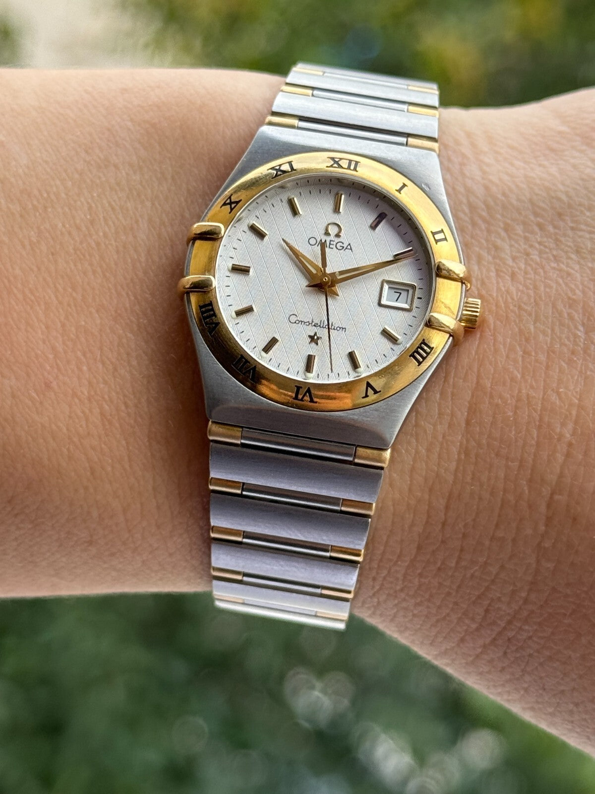 Omega Constellation Gold & Steel Ladies Watch