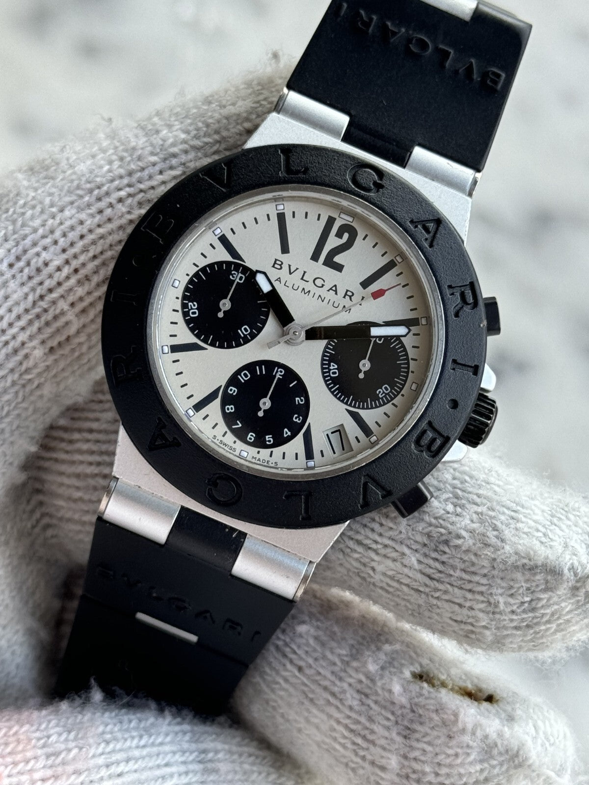 Bvlgari Diagono Aluminium Chronograph Watch
