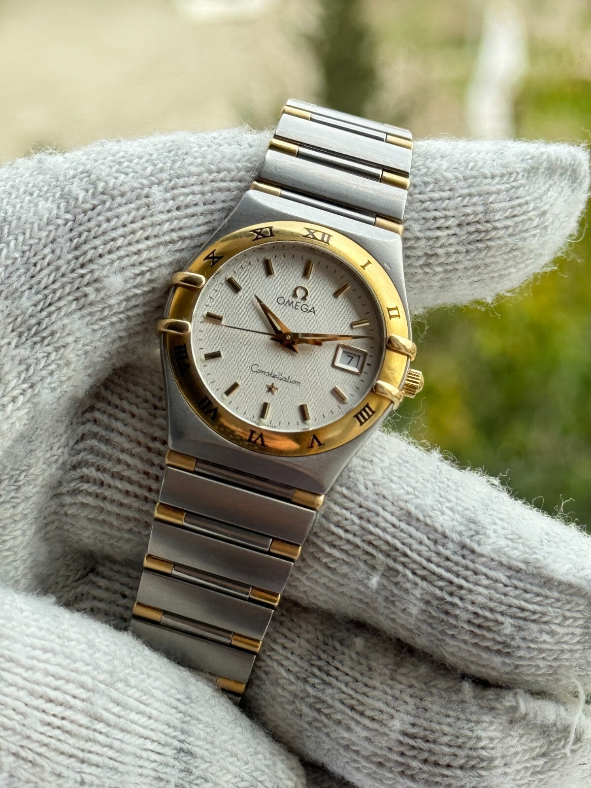 Omega Constellation Gold & Steel Ladies Watch