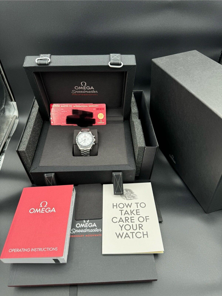 Omega Speedmaster Moonwatch White Dial
