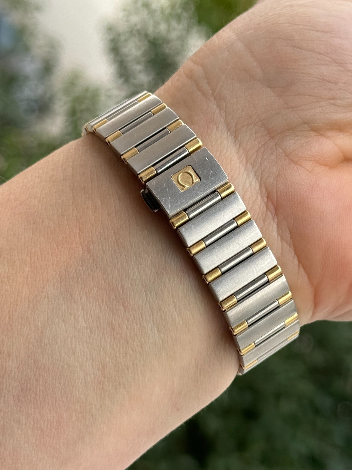 Omega Constellation Gold & Steel Ladies Watch
