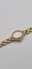 Rotary 9ct Gold Diamond Bezel Ladies Watch