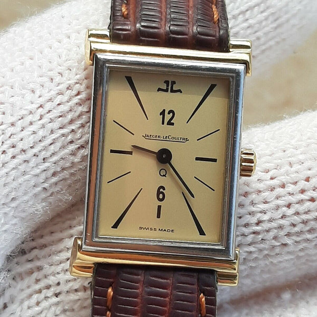 JLC Ladies Quartz Watch, Gold & Steel, 1980s
