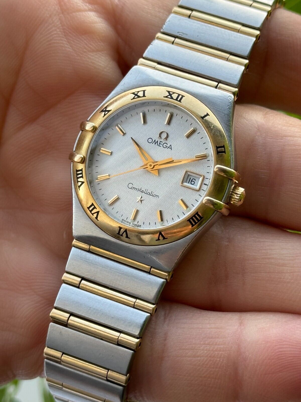Omega Constellation Ladies Watch, Gold & Steel