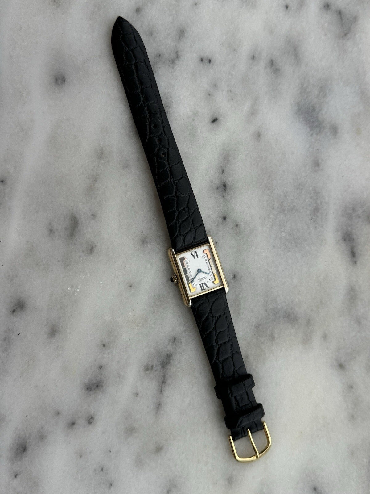 Cartier Tank Vermeil Tri-Colour Watch