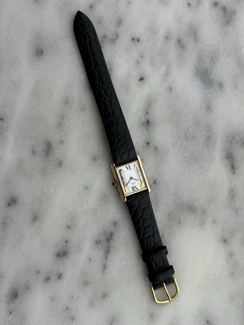 Cartier Tank Vermeil Tri-Colour Watch