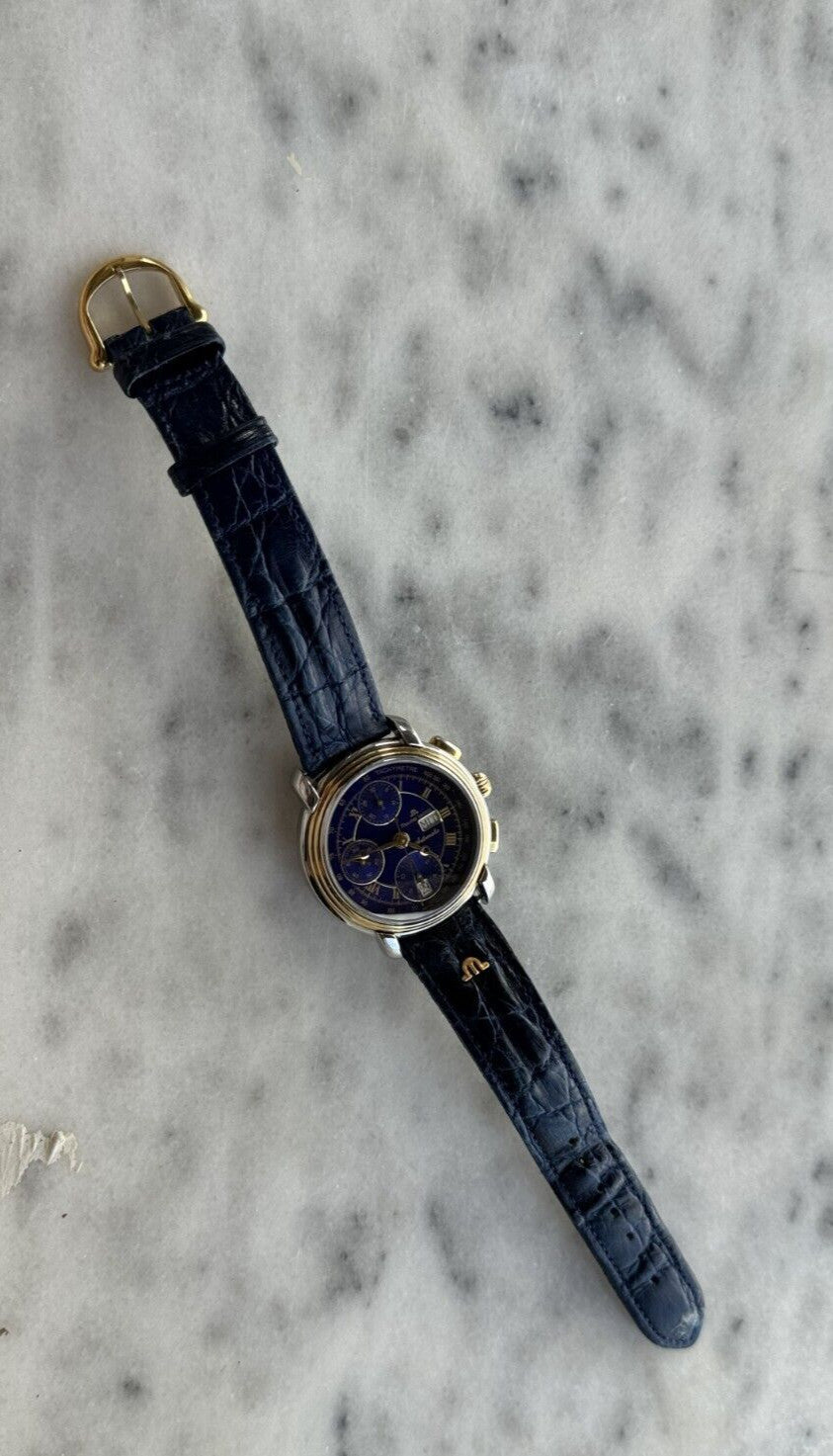 Maurice Lacroix Masterpiece Chronograph, Blue