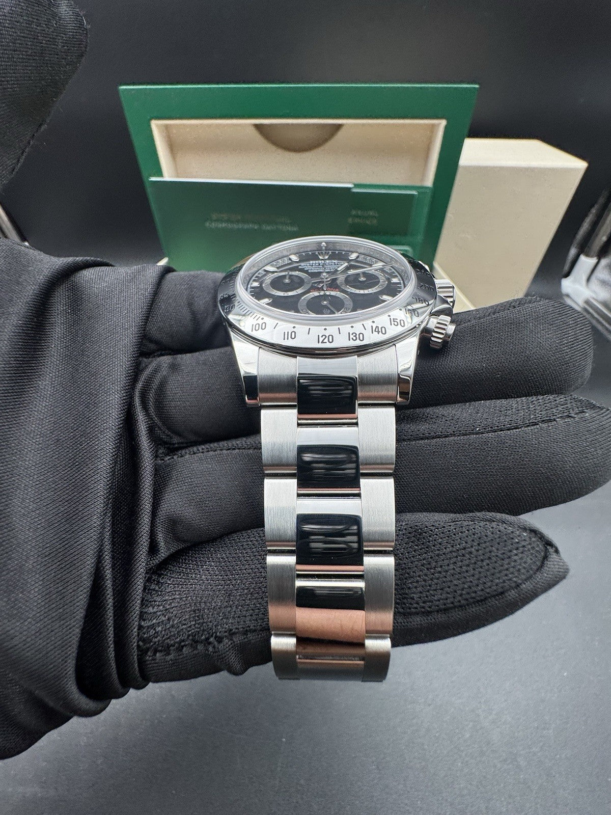 Rolex Daytona 116520 Steel Black Dial Watch