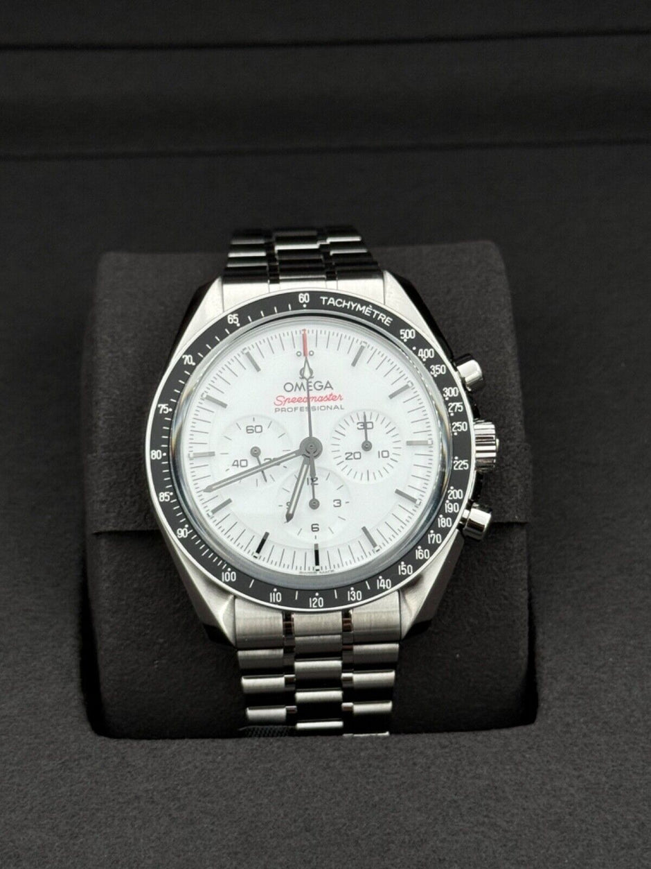 Omega Speedmaster Moonwatch White Dial