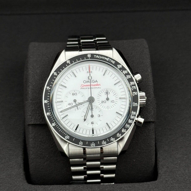 Omega Speedmaster Moonwatch White Dial