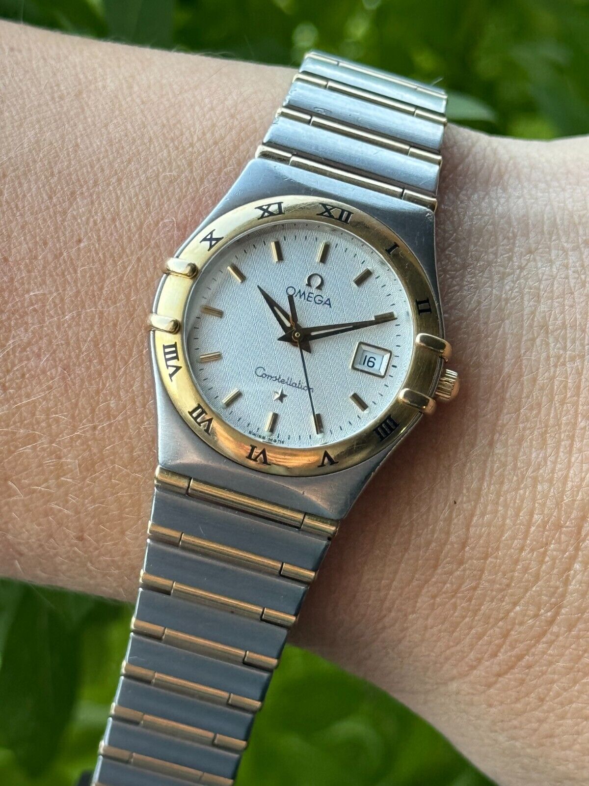 Omega Constellation Ladies Watch, Gold & Steel
