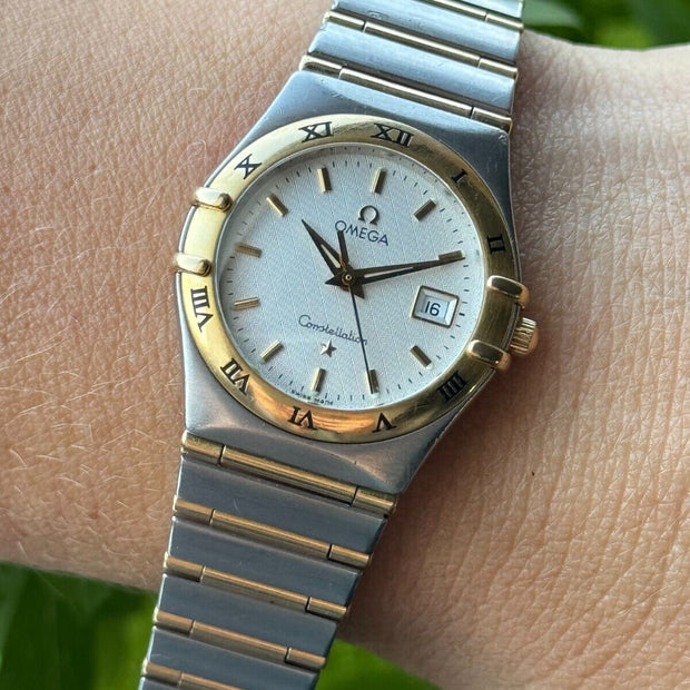 Omega Constellation Ladies Watch, Gold & Steel