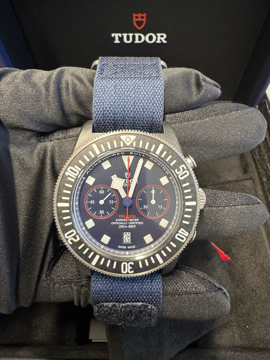 2026 Tudor Pelagos Fxd Chrono Alinghi Limited Blue Watch 43 M25807KN-0001 Unworn
