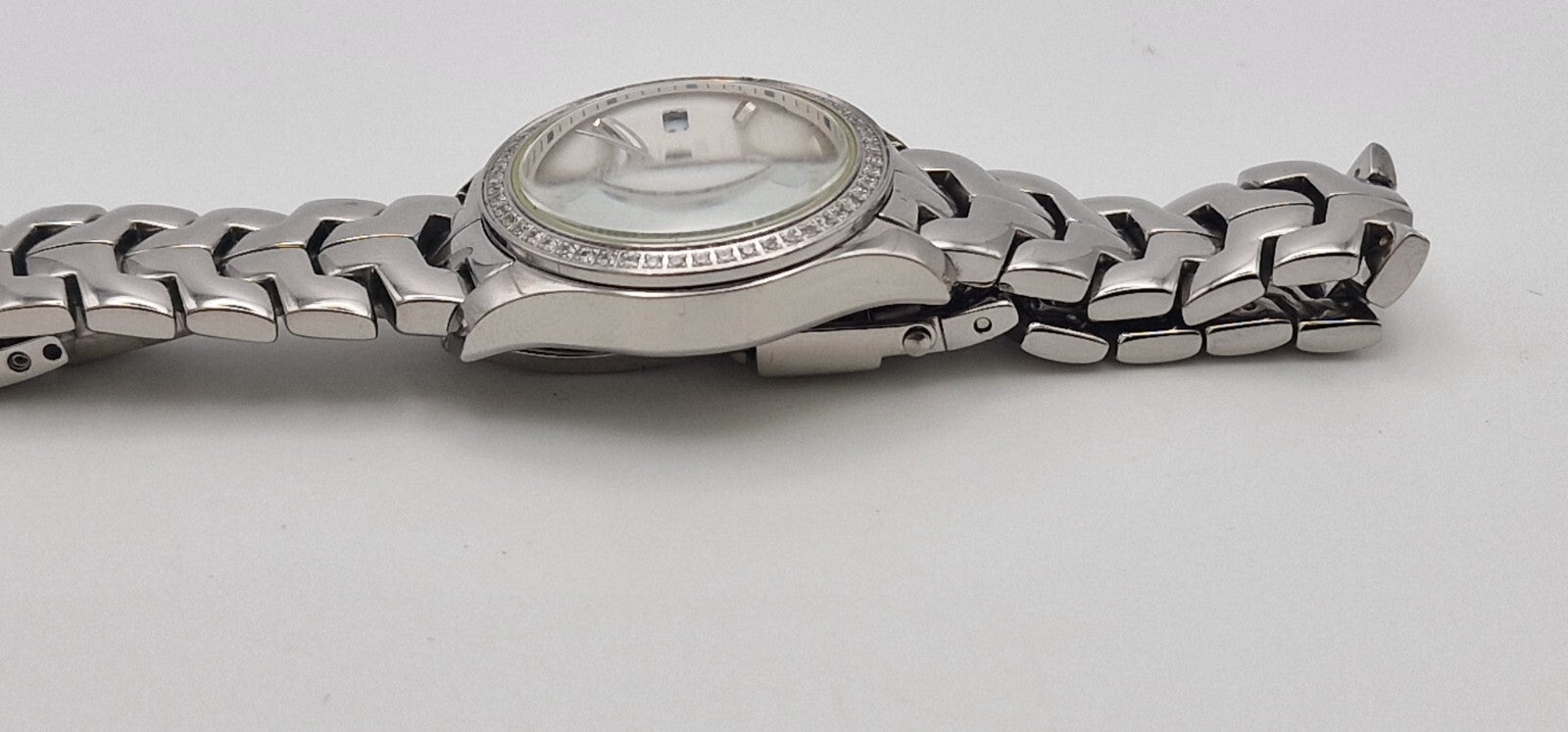 Tag Heuer Link  200 Meters Lady's Bracelet Watch with Diamond Bezel in Tag Box.