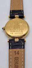 Must de Cartier Vendome Ladies Watch, Black Dial