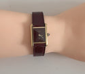 Cartier Must Tank Red Dial Watch, Full Set