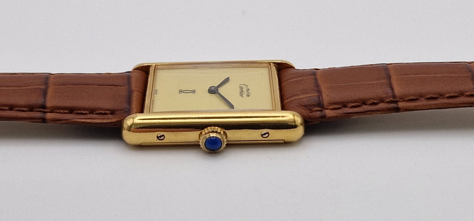 Must de Cartier Tank Watch, Vintage Mechanical