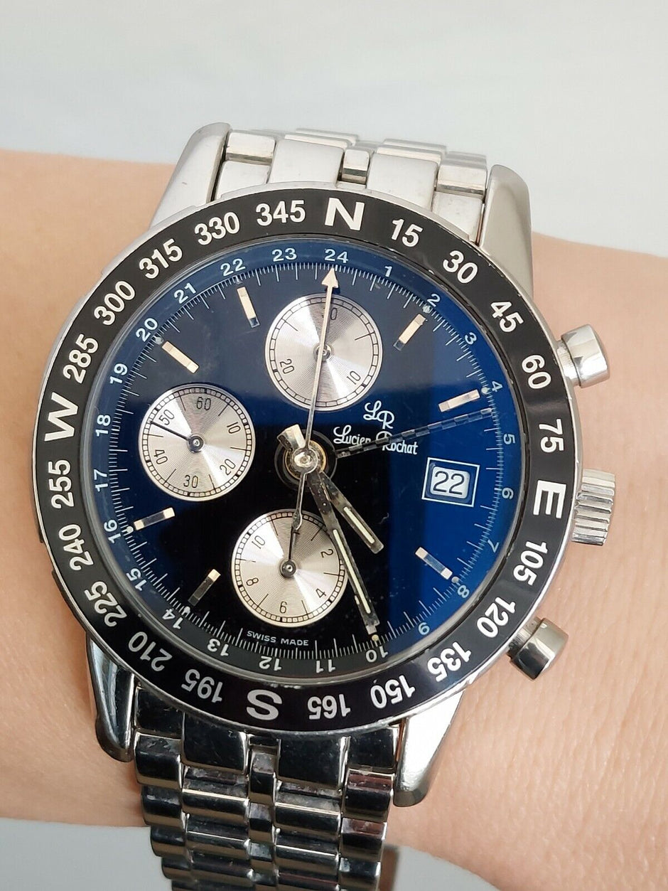 Lucien Rochat Chronograph GMT Diver Watch