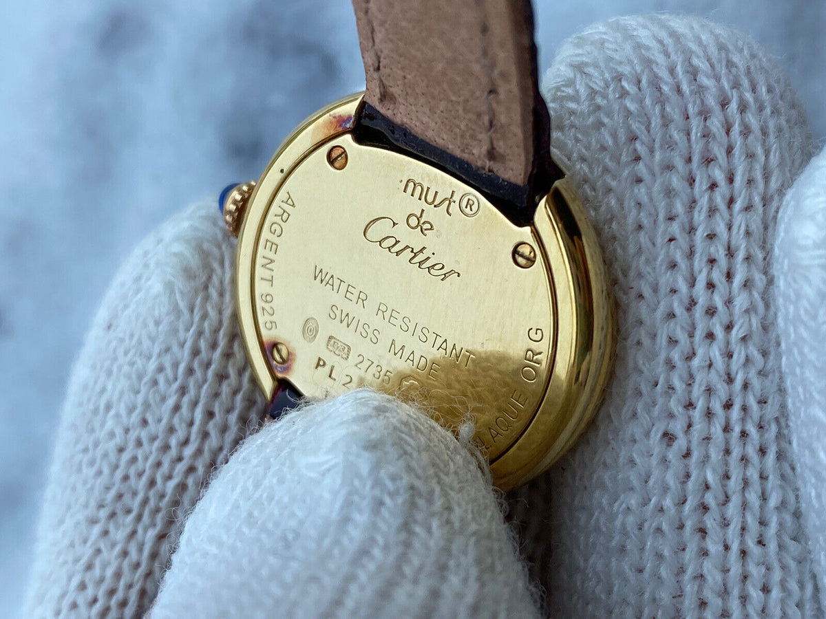 Cartier Must de Vermeil Trinity Watch, Vintage