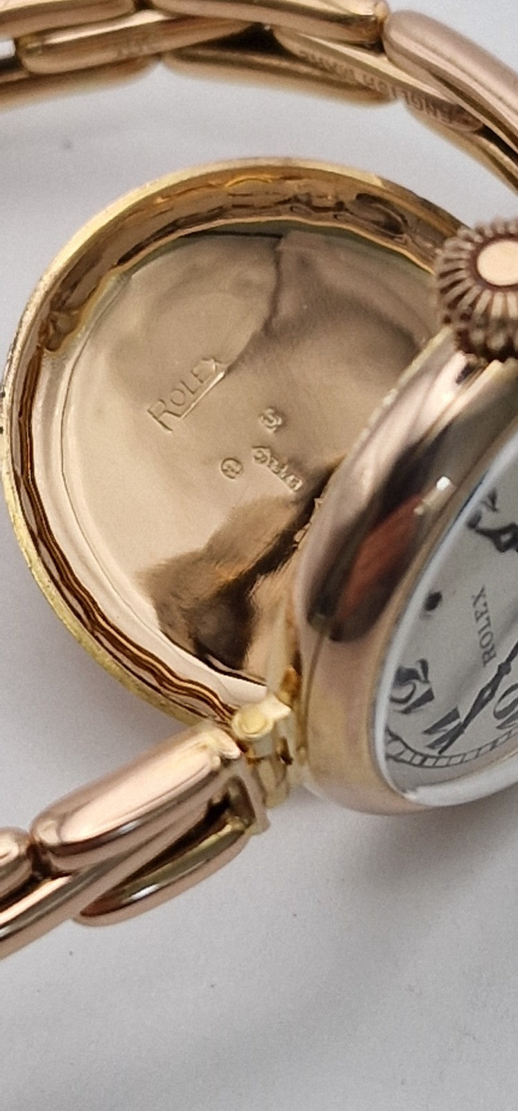 Rolex 9ct Rose Gold Ladies Watch, 1916