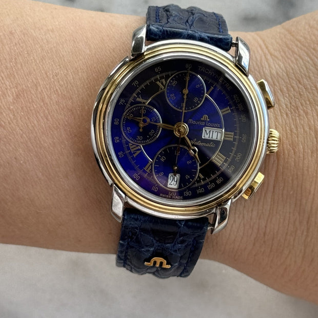 Maurice Lacroix Masterpiece Chronograph, Blue