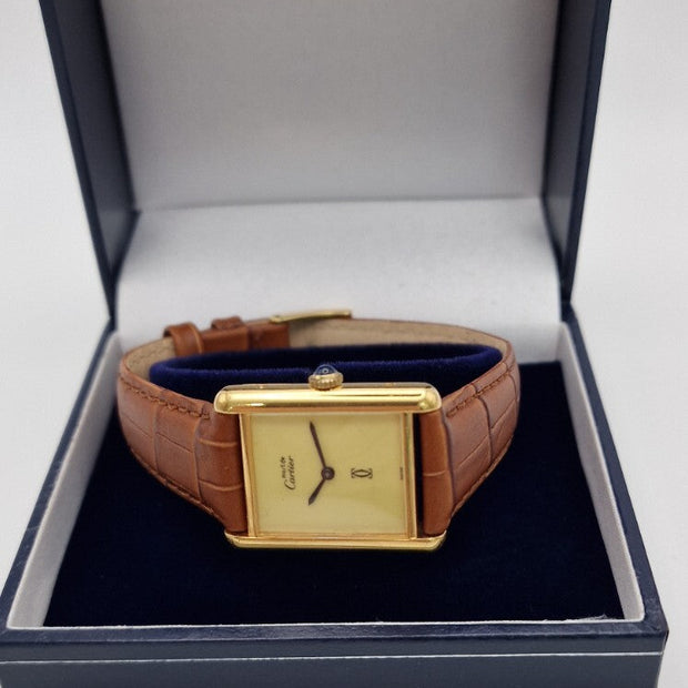 Must de Cartier Tank Watch, Vintage Mechanical