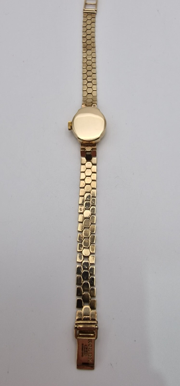 Rolex Precision 9ct Gold Ladies Watch, 1950s