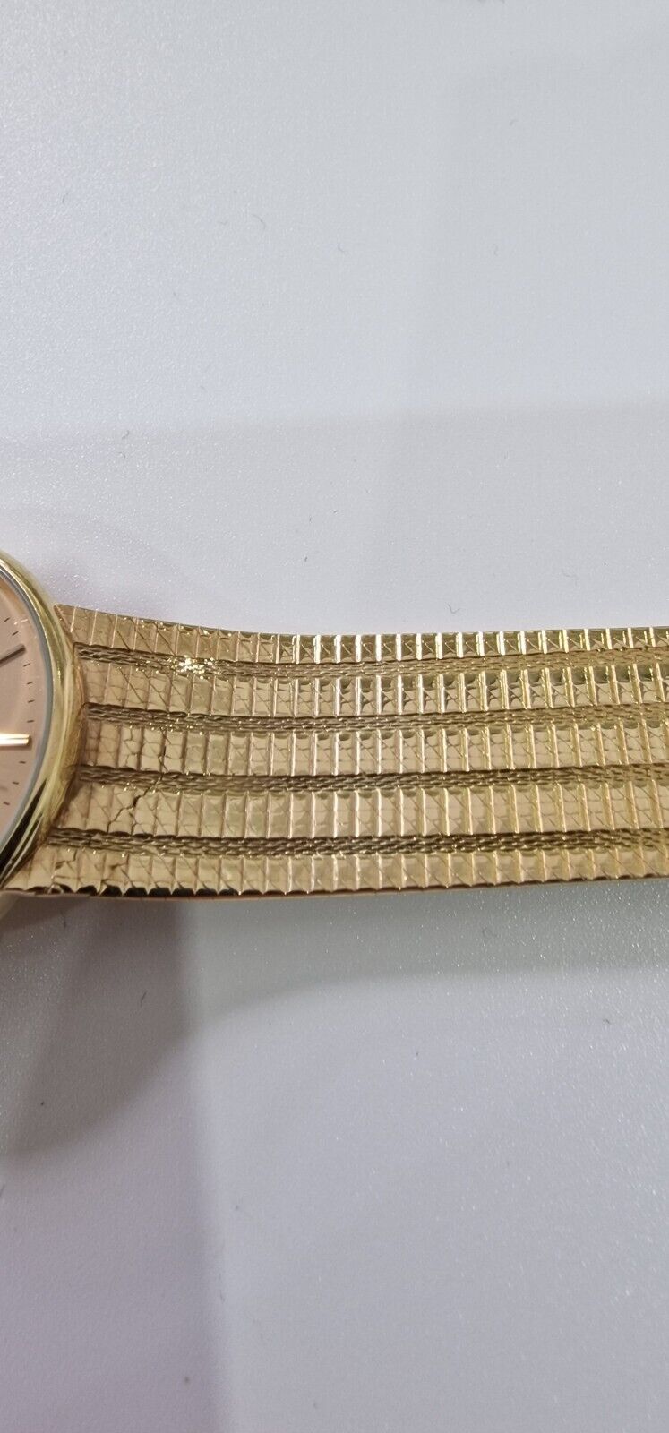 Longines Presence 9ct Gold Watch, Salmon Dial