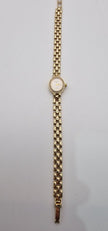 Rotary 9ct Gold Diamond Bezel Ladies Watch