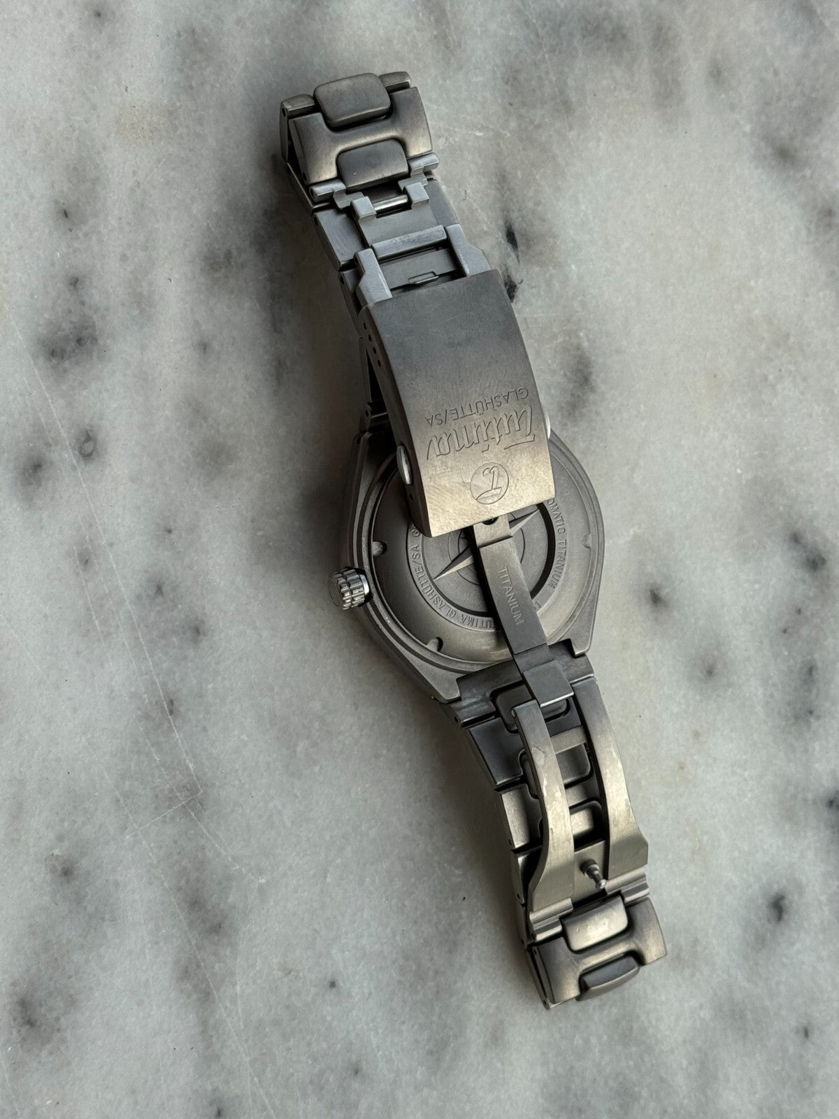 Tutima M2 Coastline Titanium Watch, Blue Dial